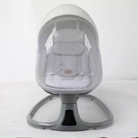 Kidlow baby chair: Comfort and safety from day one, with a modern, comfortable design that mimics a mother's embrace.Equipped with a protective canopy and a luxurious mosquito net that is completely safe for the child's skin, along with an integrated safe
