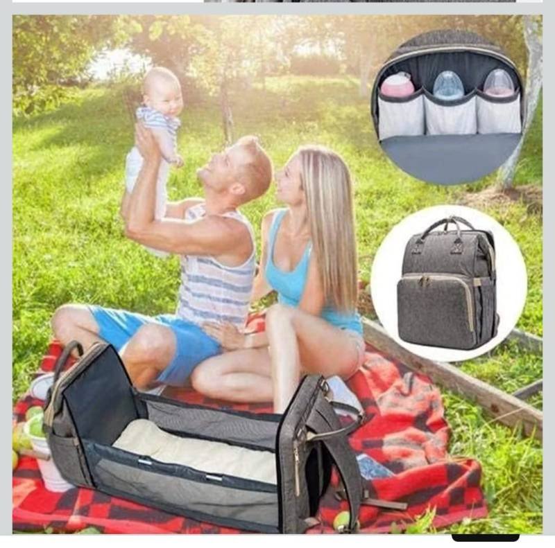 *Baby Backpack Diaper Bag That Converts Into a Crib*